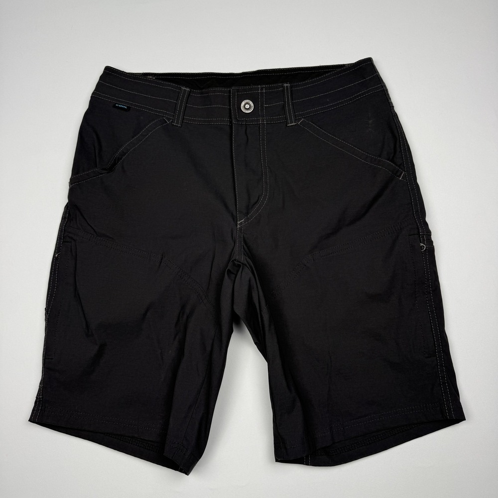 Kuhl Renegade Shorts Mens 30 Gray Cargo Hiking Outdoor Nylon Stretch 10 Inseam